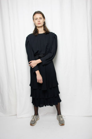 Vintage schwarzes Kleid