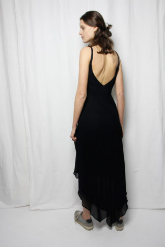 abendkleid vausschnitt trägerkleid