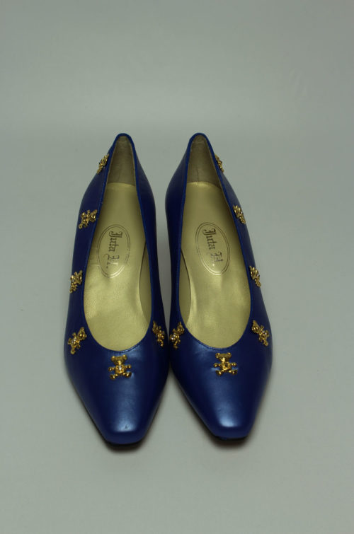 vintage pumps blau