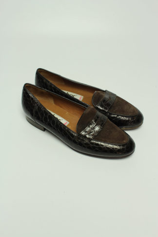 vintage schuhe braun