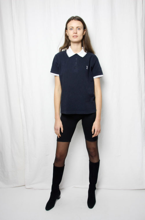 vintage shirt dunkelblau