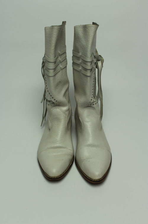 vintage stiefel grau