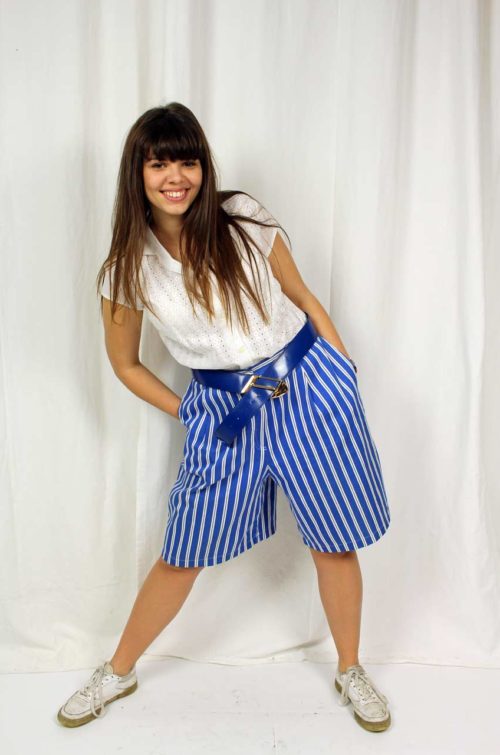 Vintage Culotte gestreift