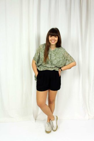 Vintage Bluse grün