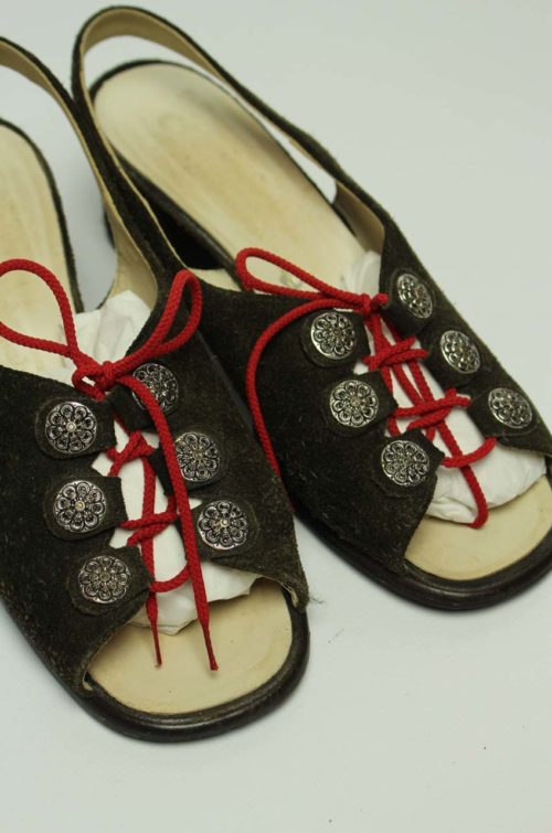vintage schuhe khaki