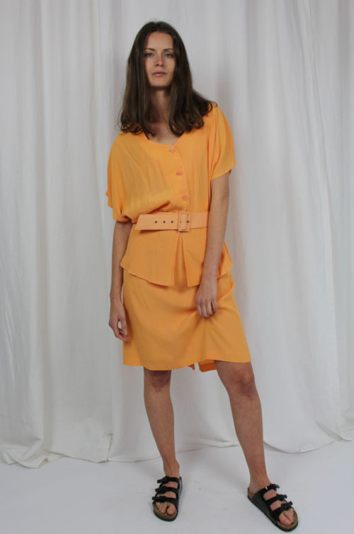 Vintage zweiteiler orange