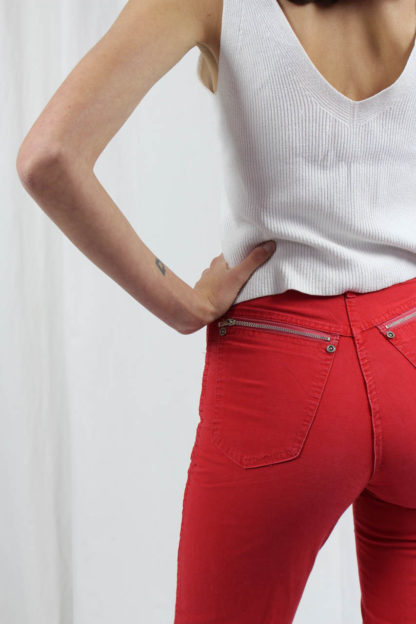 rote Chino Hose Second Hand