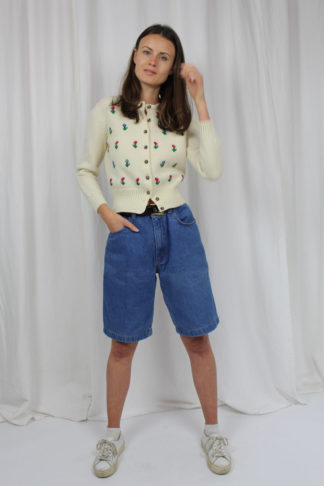 vintage Strickjacke