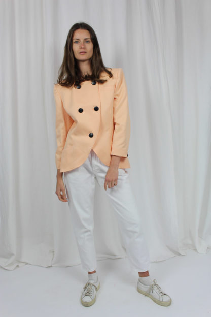 vintage blazer peach