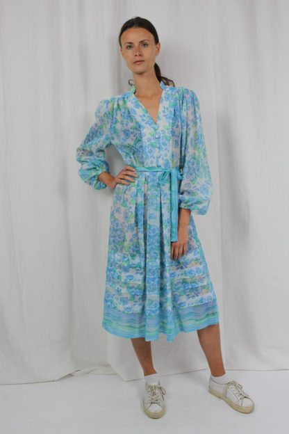 Vintage Kleid blau