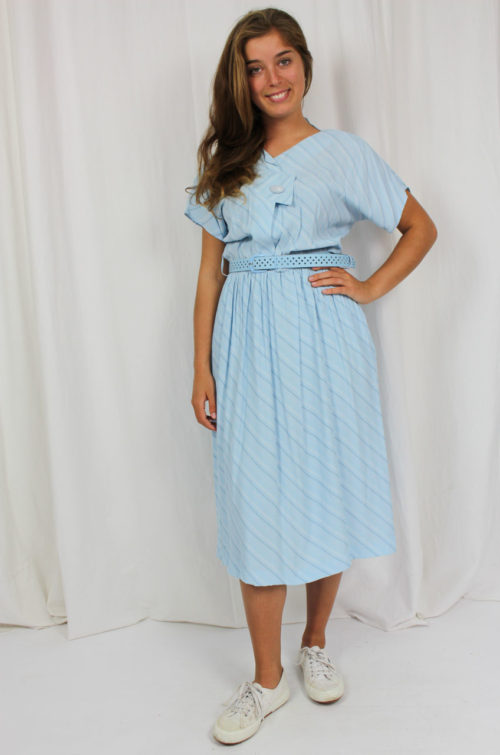 Vintage Kleid hellblau