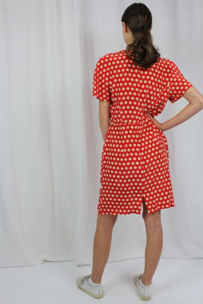 rotes Midikleid Second Hand