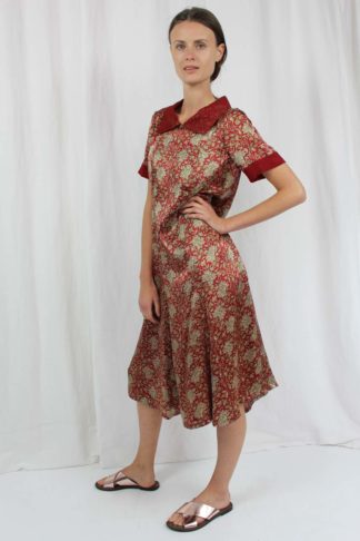 vintage silk dress