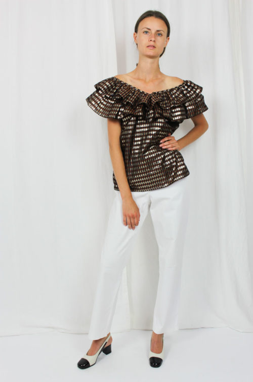 Vintage Carmenbluse