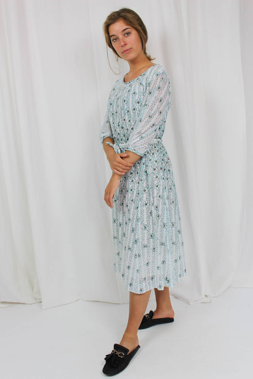 Weißes kleid blumenmuster Clearance