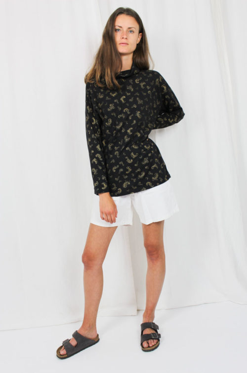 Vintage Pullover schwarz