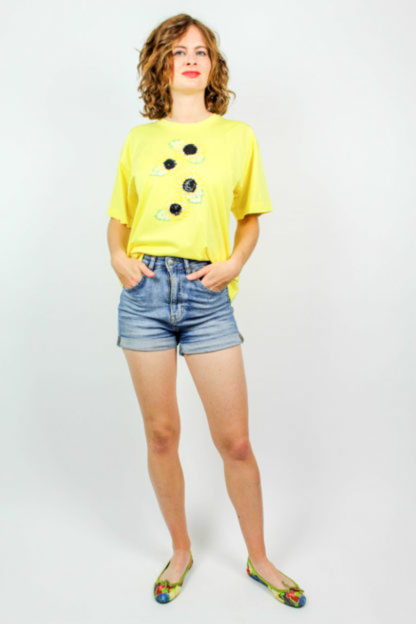 Sonnenblumen Tshirt Gelb
