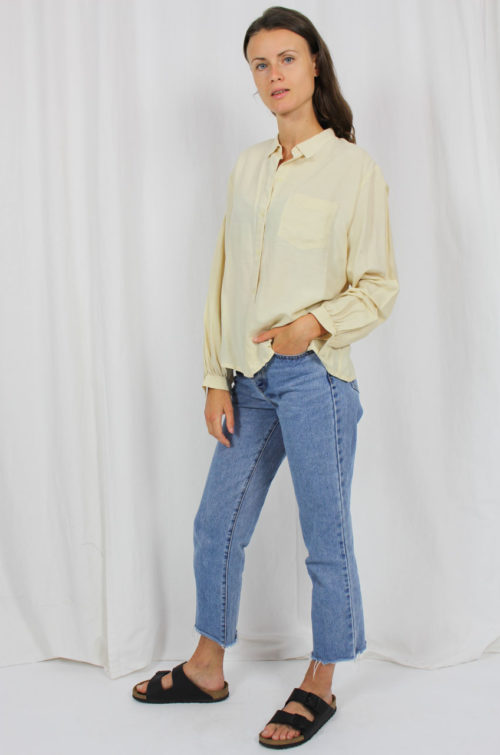 Vintage Bluse Langarm