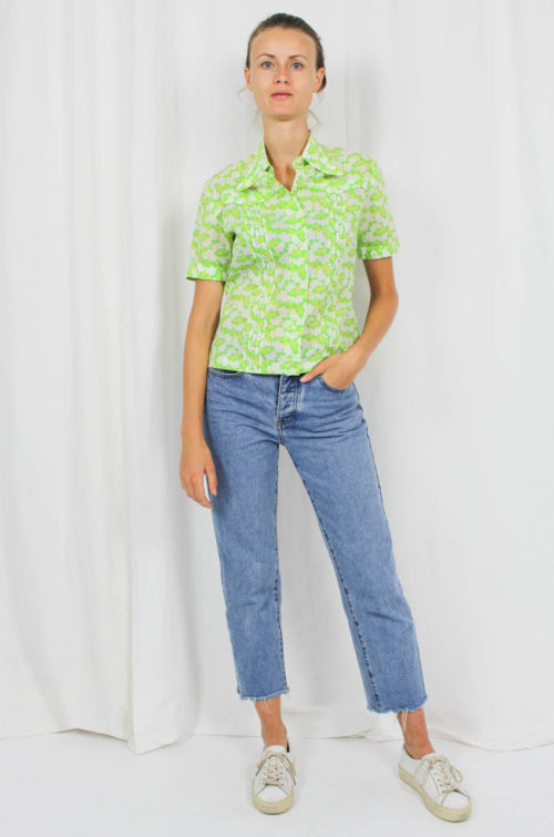 Vintage Bluse grün