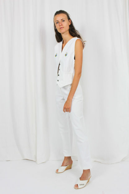 Weißes Vintage Outfit