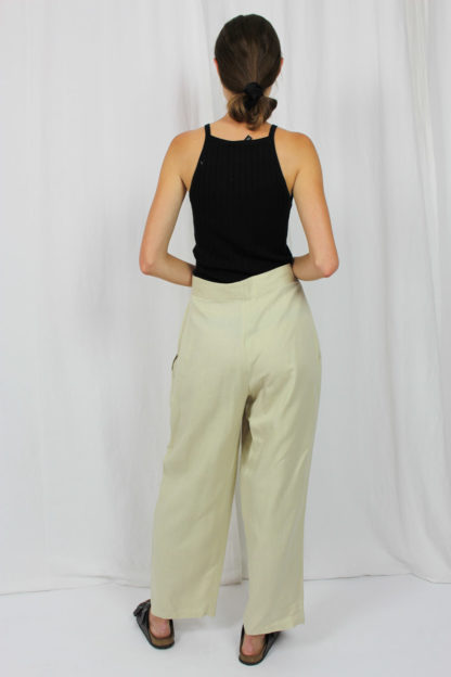 beige Sommerhose Second Hand