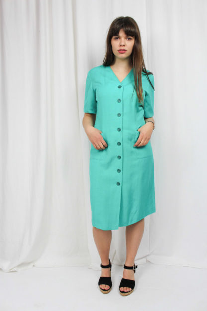 vintage türkises Kleid
