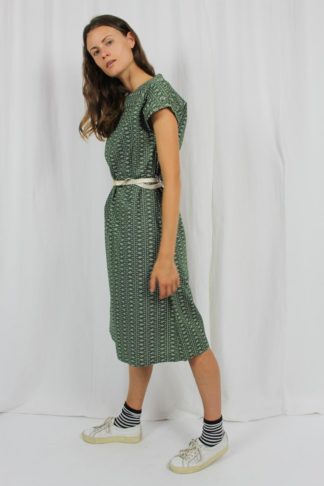 Vintage Midikleid grün