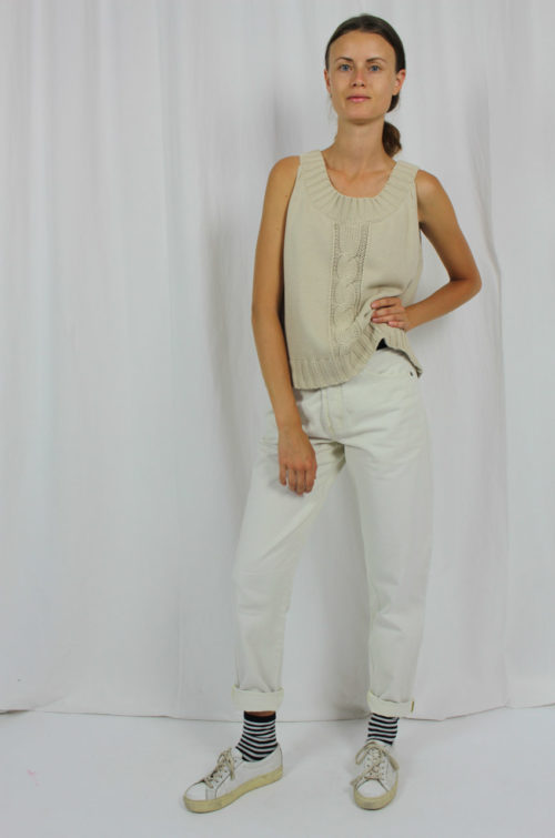 Vintage Pullunder beige