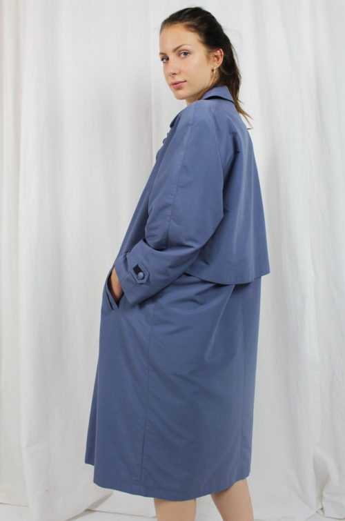 Vintage Trenchcoat blau