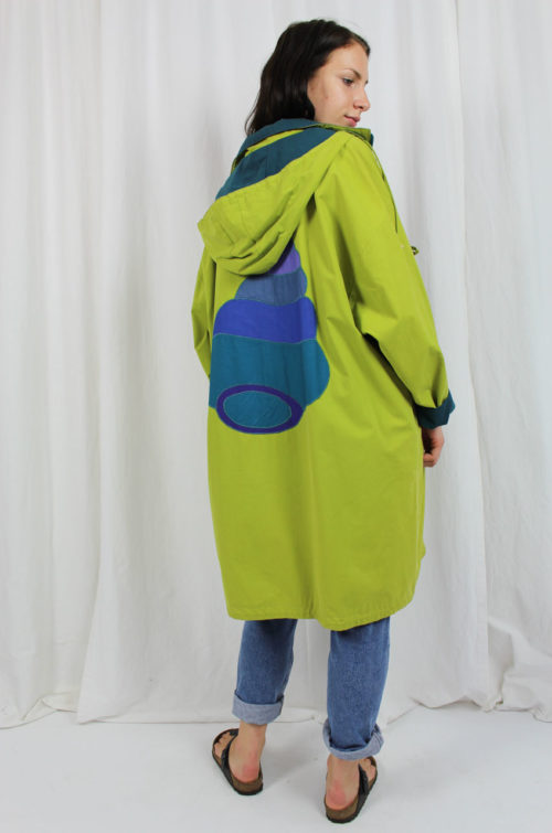 Vintage Wendejacke grün