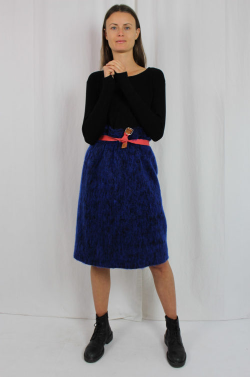 Vintage Rock blau schwarz