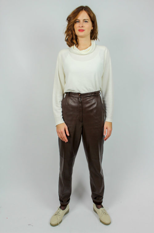 Vintage Lederhose braun
