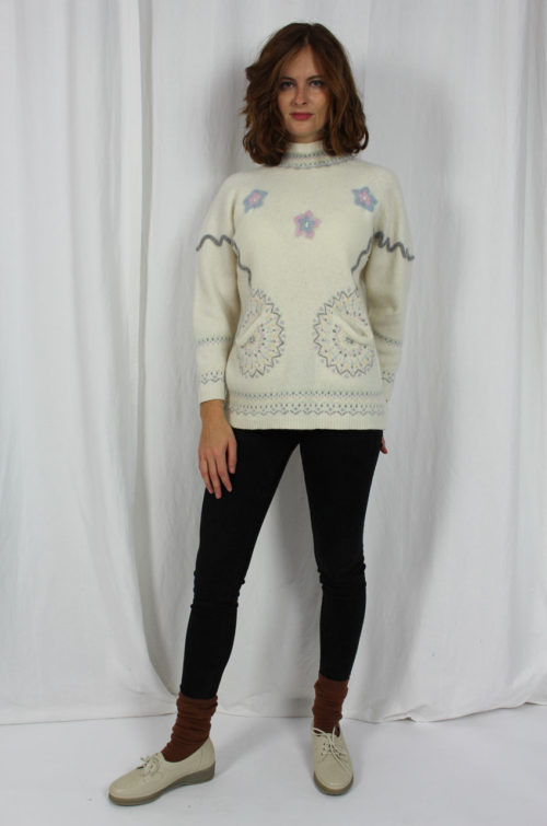 Vintage Strickpullover Turtleneck
