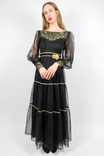schwarzes Kleid Secondhand