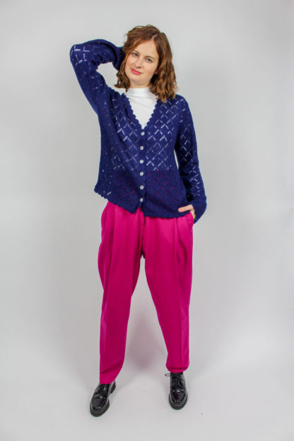 Strickjacke blau Secondhand