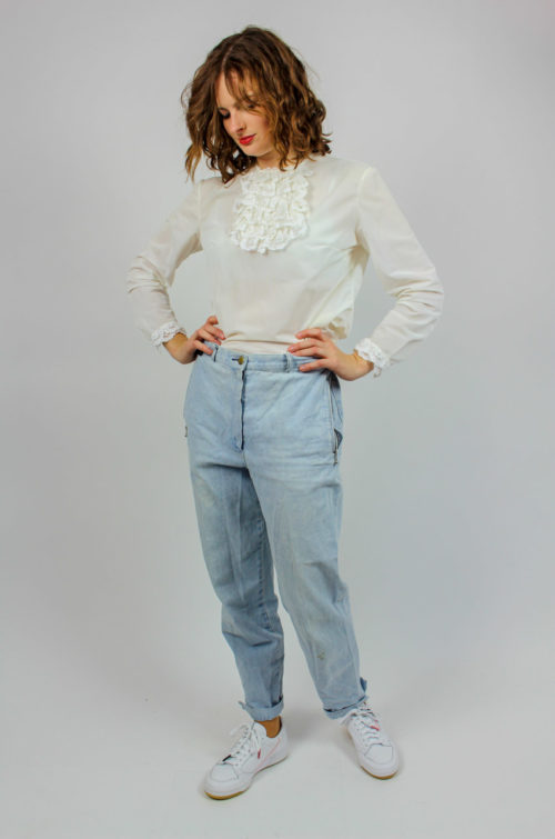 Vintage Bluse creme