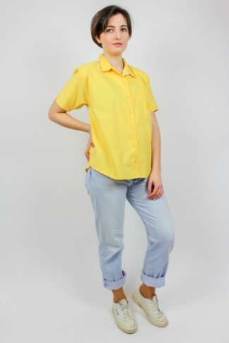Vintage Bluse gelb