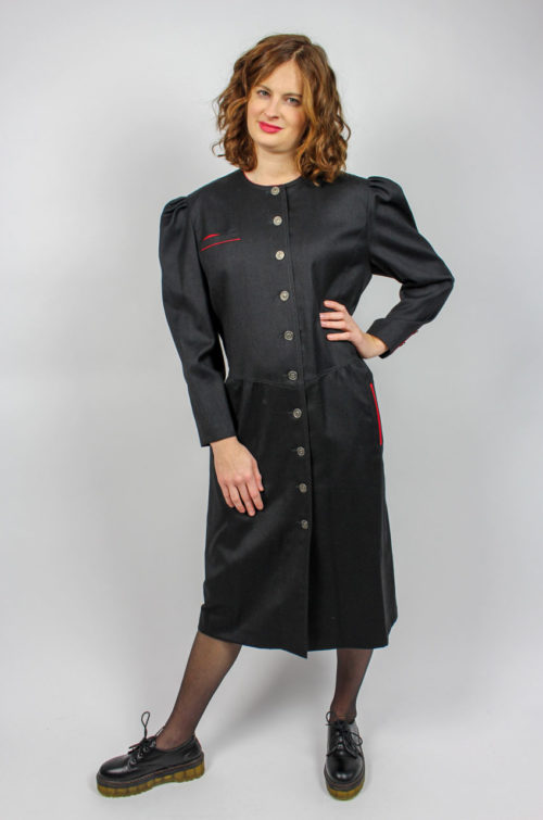 Vintage Kleid schwarz