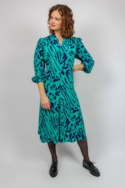 Vintage Kleid türkis