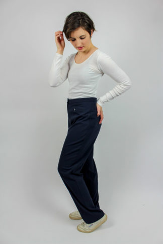 Vintage Stoffhose blau