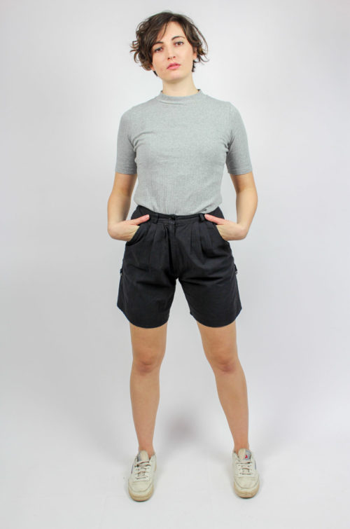 Vintage Culotte schwarz
