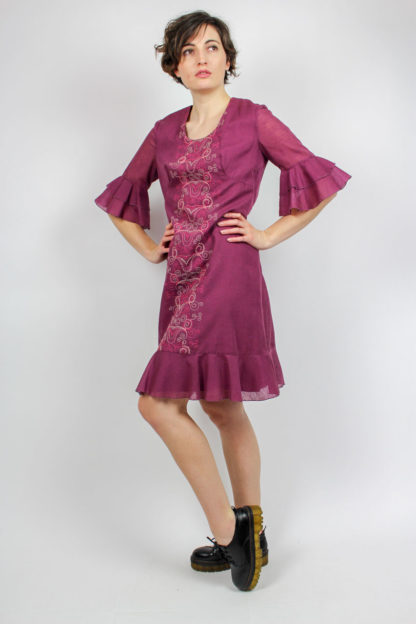 Vintage Kleid lila