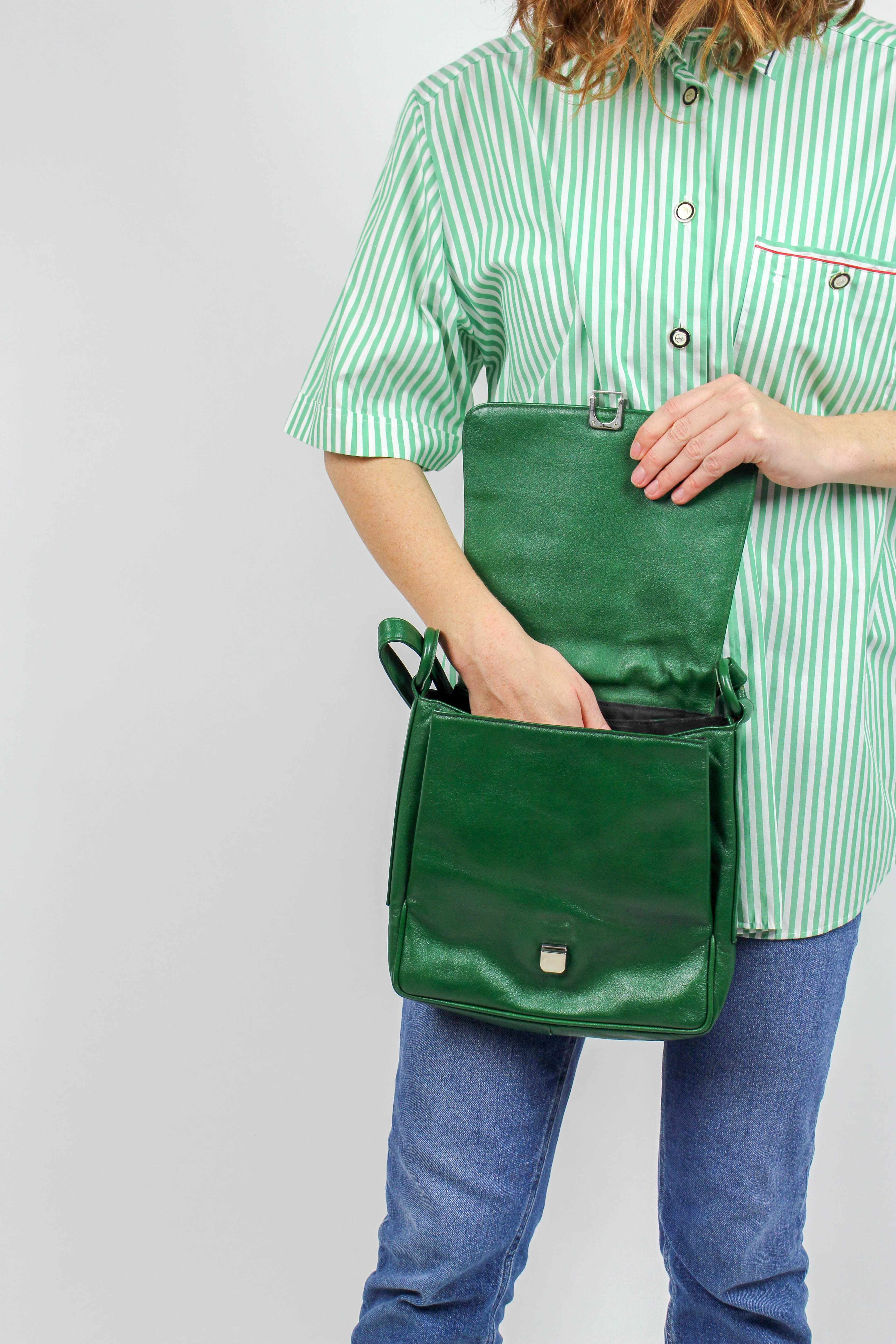 Tasche grün 70er Jahre &amp;quot;Die Ingrid&amp;quot; | Oma Klara