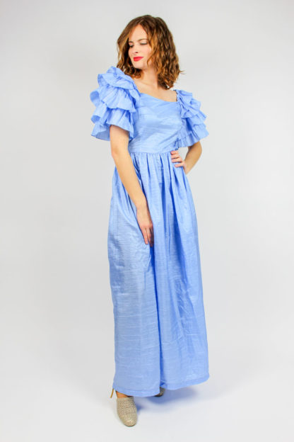 Maxikleid blau
