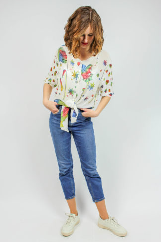 Vintage Bluse creme