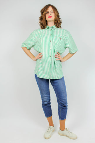 Vintage Bluse grün