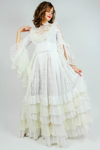 Vintage Brautkleid weiß