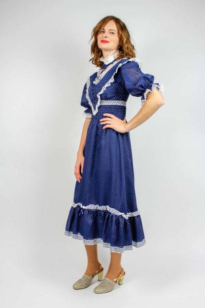 Vintage Kleid Blau
