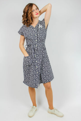 Vintage Kleid geblümt