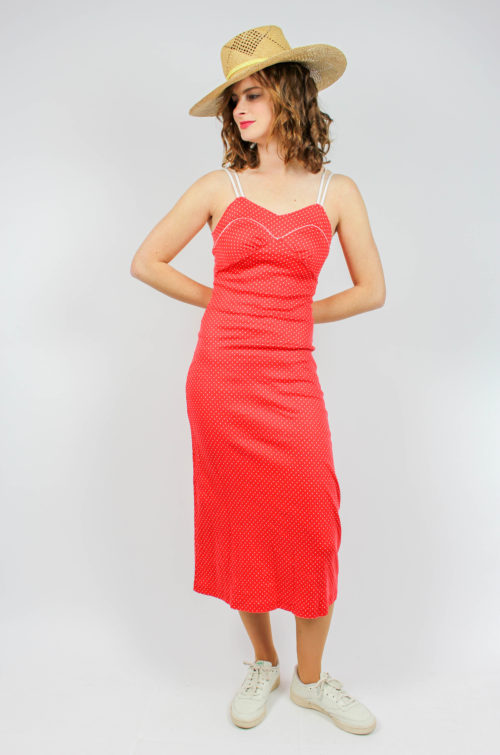 Vintage Kleid rot